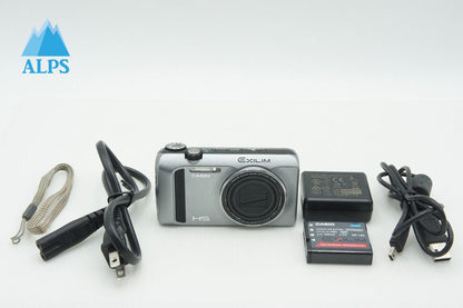 美品 CASIO カシオ HIGH SPEED EXILIM EX-ZR400 コンパクトデジタルカメラ シルバー 260226m