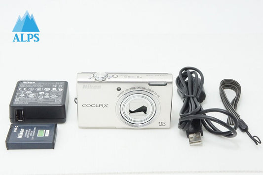 Nikon COOLPIX S6200 Compact Digital Camera Silver 260327f (blemished/for parts)