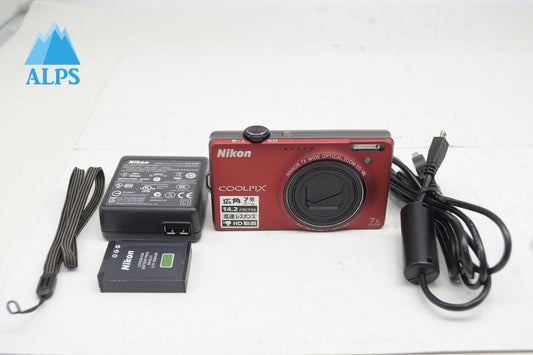 Nikon ニコン COOLPIX S6000 コンパクトデジタルカメラ レッド 251009c