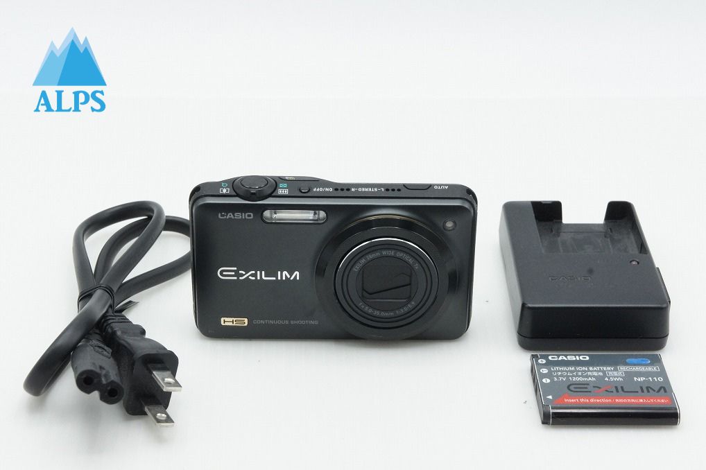 CASIO カシオ EXILIM EX-ZR10 コンパクトデジタルカメラ ブラック 260318i