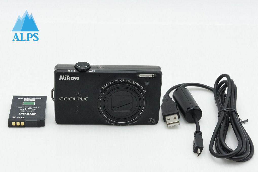 訳あり品 Nikon ニコン COOLPIX S6000 コンパクトデジタルカメラ ノーブルブラック 260313l