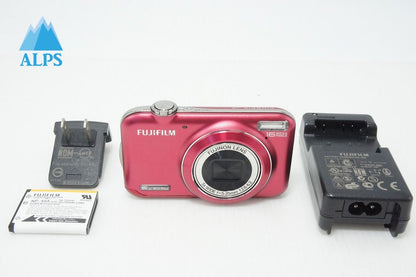 良品 FUJIFILM フジフィルム FinePix JX400 コンパクトデジタルカメラ レッド 260401j