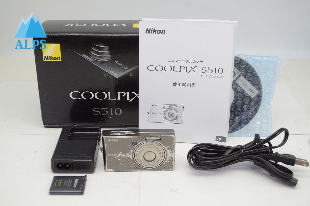 Nikon ニコン COOLPIX S510 コンパクトデジタルカメラ アーバンブラック 元箱付 251016y
