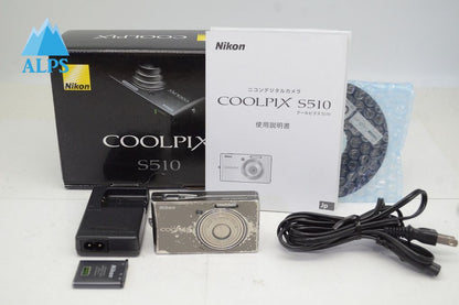 Nikon ニコン COOLPIX S510 コンパクトデジタルカメラ アーバンブラック 元箱付 251016y