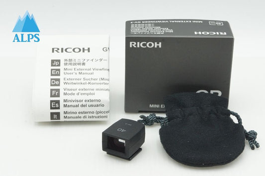 美品 RICOH リコー 外部ミニファインダー GV-3 元箱付 260116f