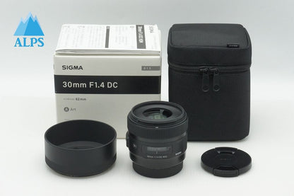 良品 SIGMA シグマ Art 30mm F1.4 DC HSM Canon キヤノン EFマウント APS-C 単焦点レンズ 元箱付 260116d
