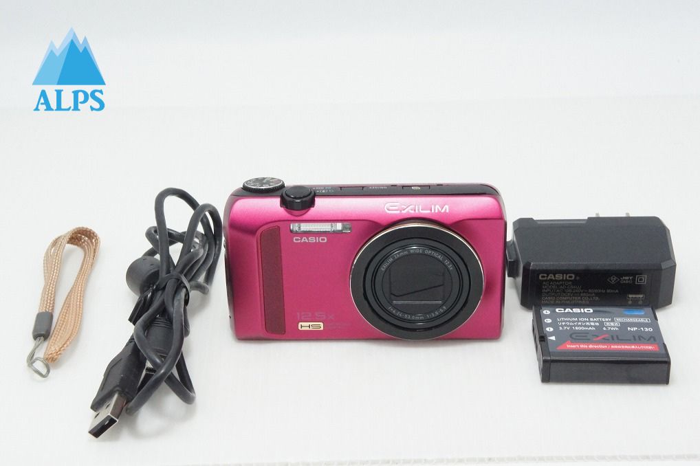 CASIO HIGH SPEED EXILIM EX-ZR200 Compact Digital Camera Red 260508al