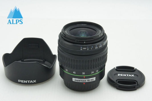 良品 ペンタックス smc PENTAX DA 18-55mm F3.5-5.6 AL APS-C ズームレンズ フード付  260216d