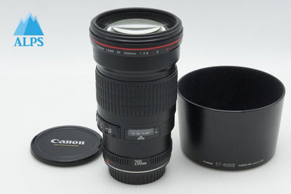Canon キヤノン EF 200mm F2.8L II USM フルサイズ 単焦点レンズ フード付 260313z