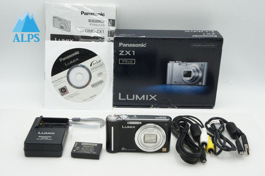 Panasonic パナソニック LUMIX DMC-ZX1 コンパクトデジタルカメラ ブラック 元箱付　260116u