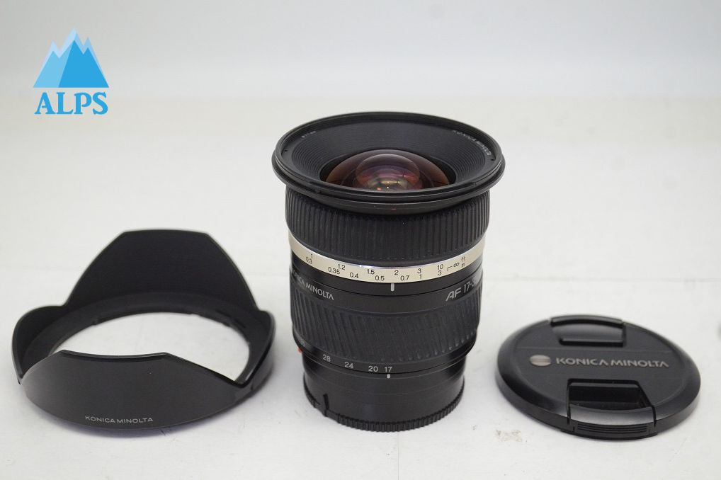 訳あり品 Konica Minolta コニカミノルタ AF 17-35mm F2.8-4D SONY ソニー αマウント ズームレンズ フード付 251021z