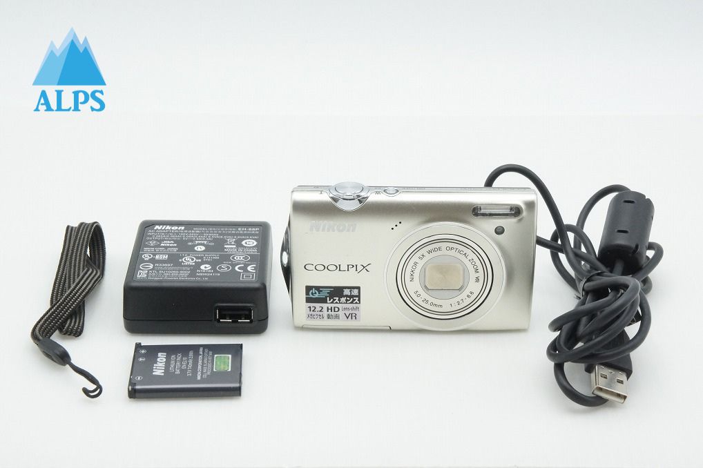 Nikon COOLPIX S5100 Compact Digital Camera Warm Silver 260316f