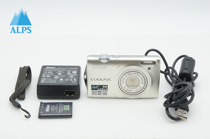 Nikon COOLPIX S5100 Compact Digital Camera Warm Silver 260316f