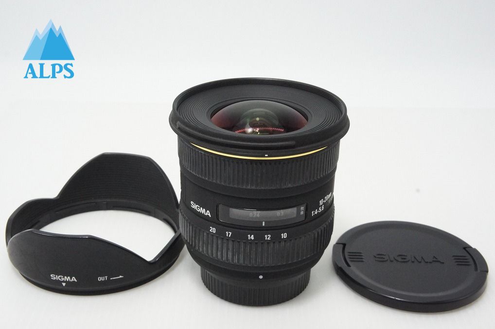 SIGMA シグマ AF 10-20mm F4-5.6 EX DC HSM Nikon ニコン Fマウント APS-C ズームレンズ フード付 260330d