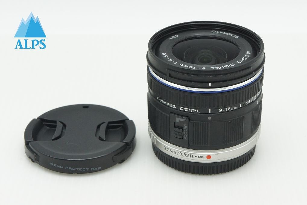 良品 OLYMPUS オリンパス M.ZUIKO DIGITAL ED 9-18mm F4-5.6 マイクロフォーサーズ ズームレンズ 260120e