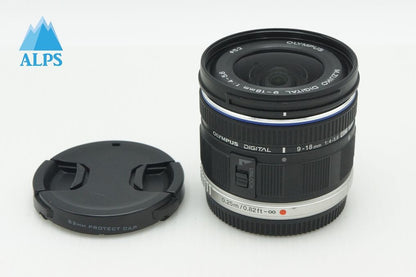 良品 OLYMPUS オリンパス M.ZUIKO DIGITAL ED 9-18mm F4-5.6 マイクロフォーサーズ ズームレンズ 260120e