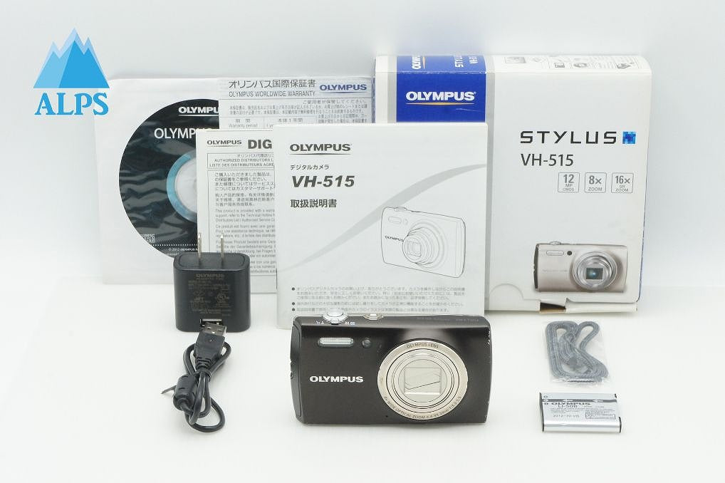 OLYMPUS オリンパス STYLUS VH-515 コンパクトデジタルカメラ ブラウン 元箱付 260121a