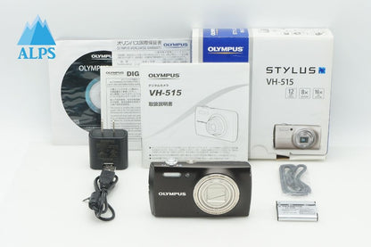 OLYMPUS オリンパス STYLUS VH-515 コンパクトデジタルカメラ ブラウン 元箱付 260121a