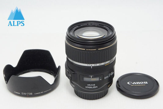 訳あり品 Canon キヤノン EF-S 17-85mm F4-5.6 IS USM APS-C ズームレンズ フード付 260502k
