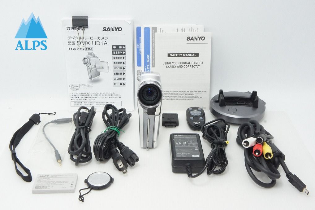 美品 SANYO サンヨー デジタルムービーカメラ Xacti DMX-HD1A 260508r