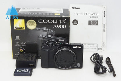 美品 Nikon ニコン COOLPIX A900 コンパクトデジタルカメラ ブラック 元箱付 260610v
