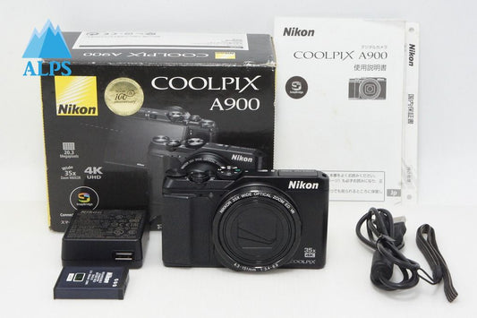 美品 Nikon ニコン COOLPIX A900 コンパクトデジタルカメラ ブラック 元箱付 260610v