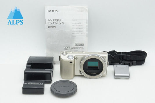 訳あり品 SONY ソニー NEX-5 ボディ ミラーレス一眼カメラ ゴールド 260311a