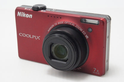 Nikon ニコン COOLPIX S6000 コンパクトデジタルカメラ フラッシュレッド 260609c