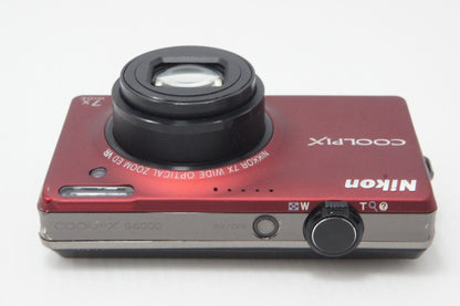 Nikon ニコン COOLPIX S6000 コンパクトデジタルカメラ フラッシュレッド 260609c
