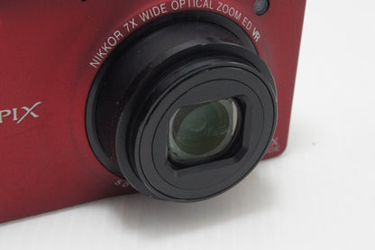 Nikon ニコン COOLPIX S6000 コンパクトデジタルカメラ フラッシュレッド 260609c