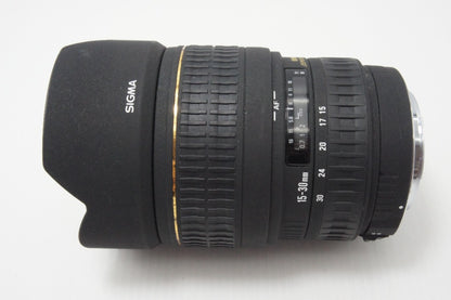 SIGMA シグマ AF 15-30mm F3.5-4.5 EX DG ASPH IF Canon キヤノン EFマウント ズームレンズ 260624bs