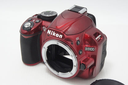 美品 Nikon ニコン D3100 ボディ デジタル一眼レフカメラ レッド 260624q