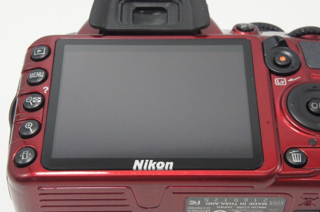 美品 Nikon ニコン D3100 ボディ デジタル一眼レフカメラ レッド