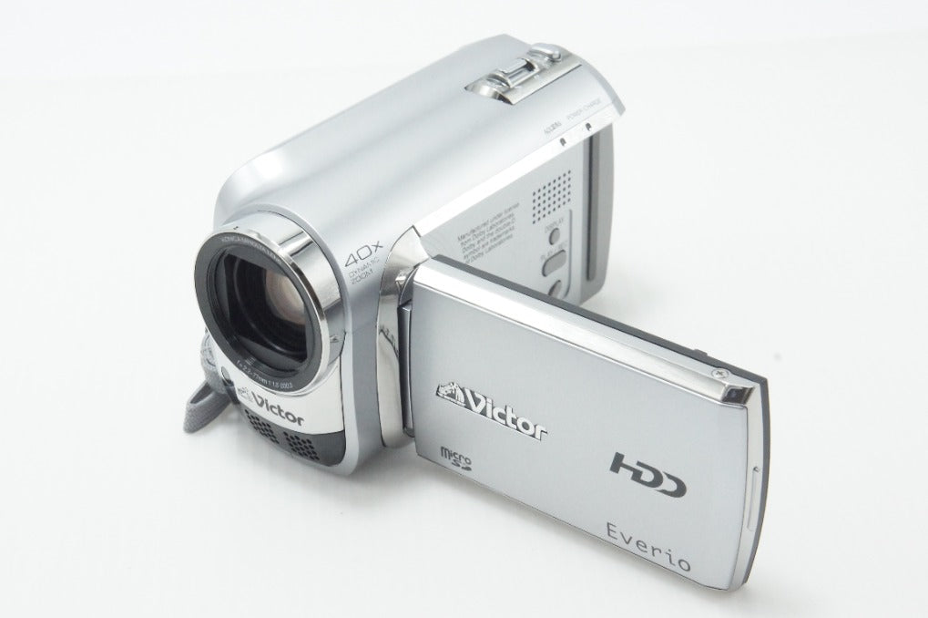 美品 JVC ケンウッド Everio GZ-MG250 デジタルビデオカメラ シルバー 260625l