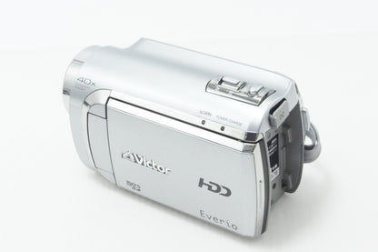 美品 JVC ケンウッド Everio GZ-MG250 デジタルビデオカメラ シルバー 260625l