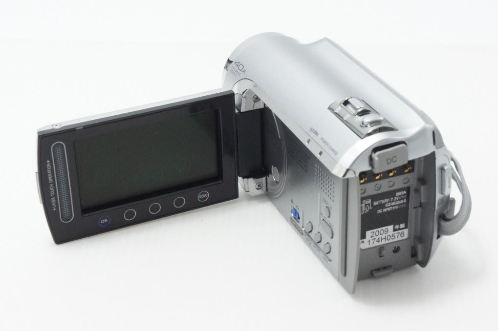 美品 JVC ケンウッド Everio GZ-MG250 デジタルビデオカメラ シルバー 260625l