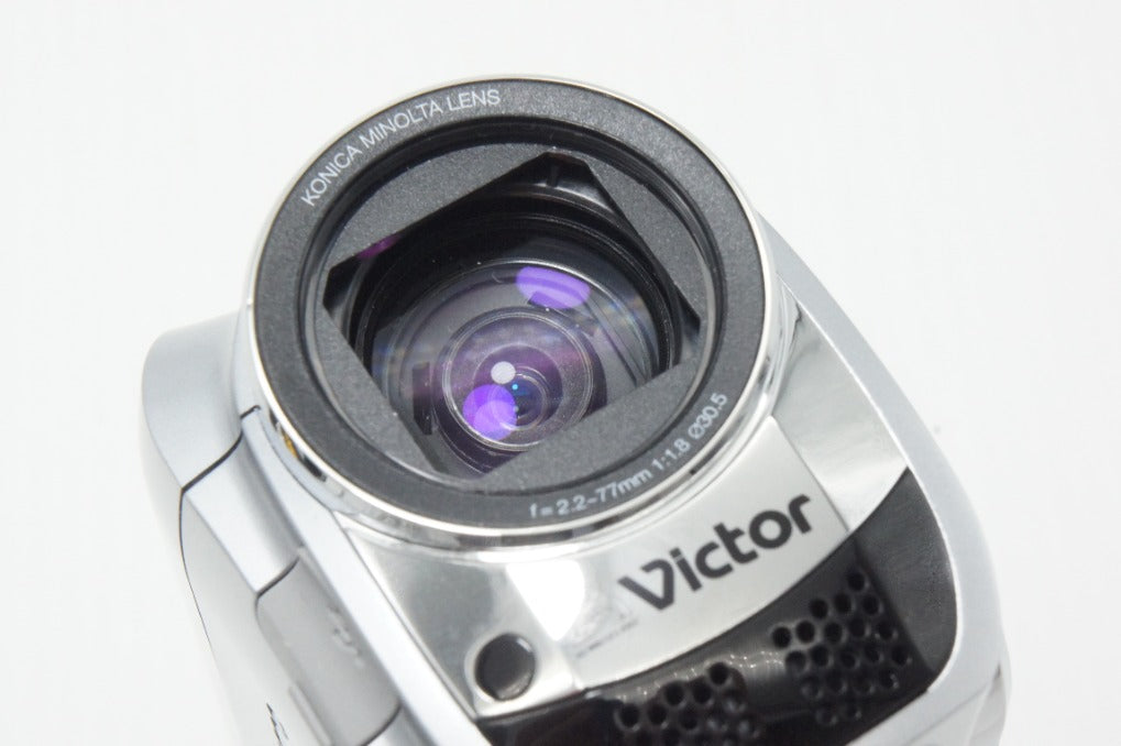 美品 JVC ケンウッド Everio GZ-MG250 デジタルビデオカメラ シルバー 260625l