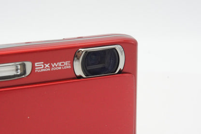 美品 FUJIFILM フジフィルム FinePix Z900EXR コンパクトデジタルカメラ レッド ケース付 260626ac