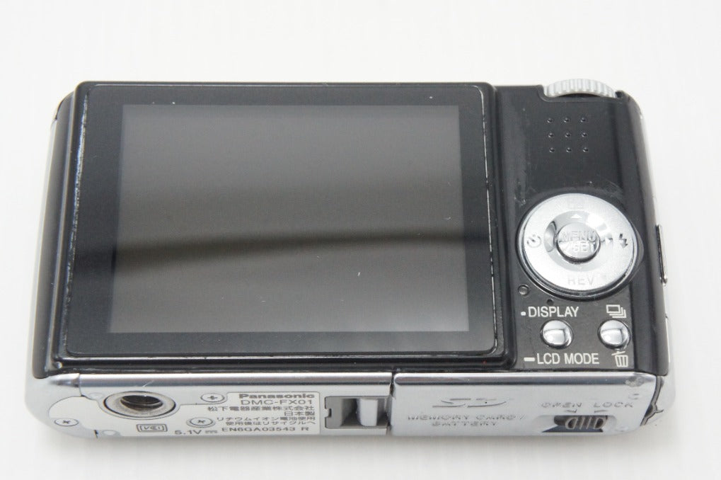 Panasonic パナソニック LUMIX DMC-FX01 コンパクトデジタルカメラ ブラック ケース付 260626ad