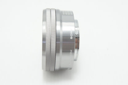 美品 SONY ソニー E PZ 16-50mm F3.5-5.6 OSS SELP1650 シルバー Eマウント APS-C ズームレンズ 260626ai