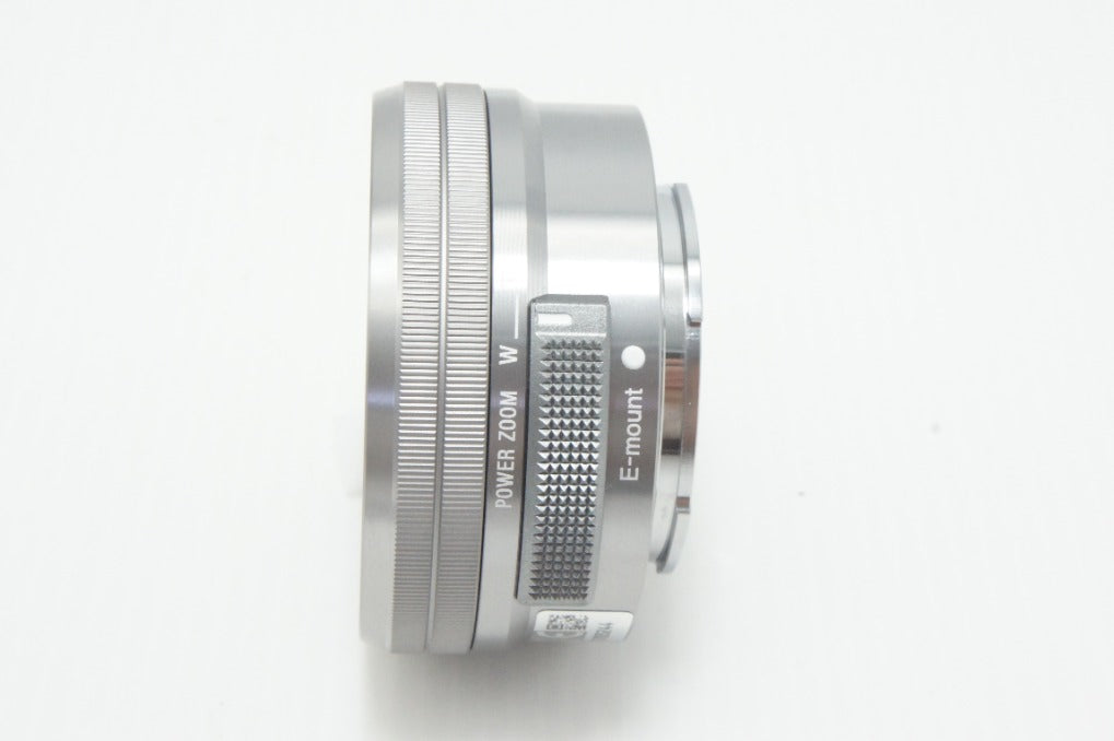 美品 SONY ソニー E PZ 16-50mm F3.5-5.6 OSS SELP1650 シルバー Eマウント APS-C ズームレンズ 260626ai