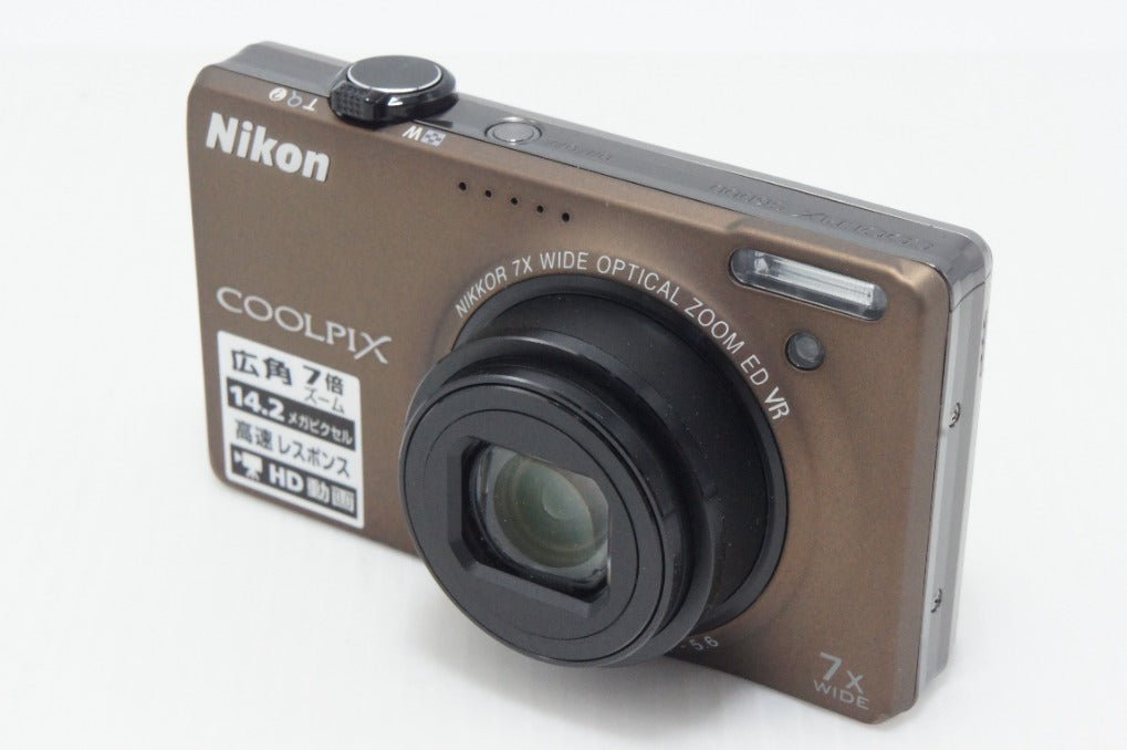 良品 Nikon ニコン COOLPIX S6000 コンパクトデジタルカメラ ソフトブラウン 元箱付 260626an