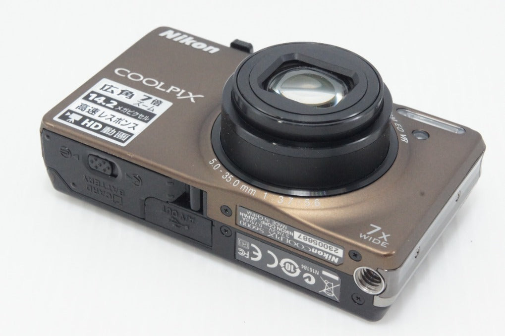 良品 Nikon ニコン COOLPIX S6000 コンパクトデジタルカメラ ソフトブラウン 元箱付 260626an