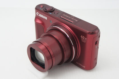 美品 Canon キヤノン PowerShot SX720 HS コンパクトデジタルカメラ レッド 260626ao
