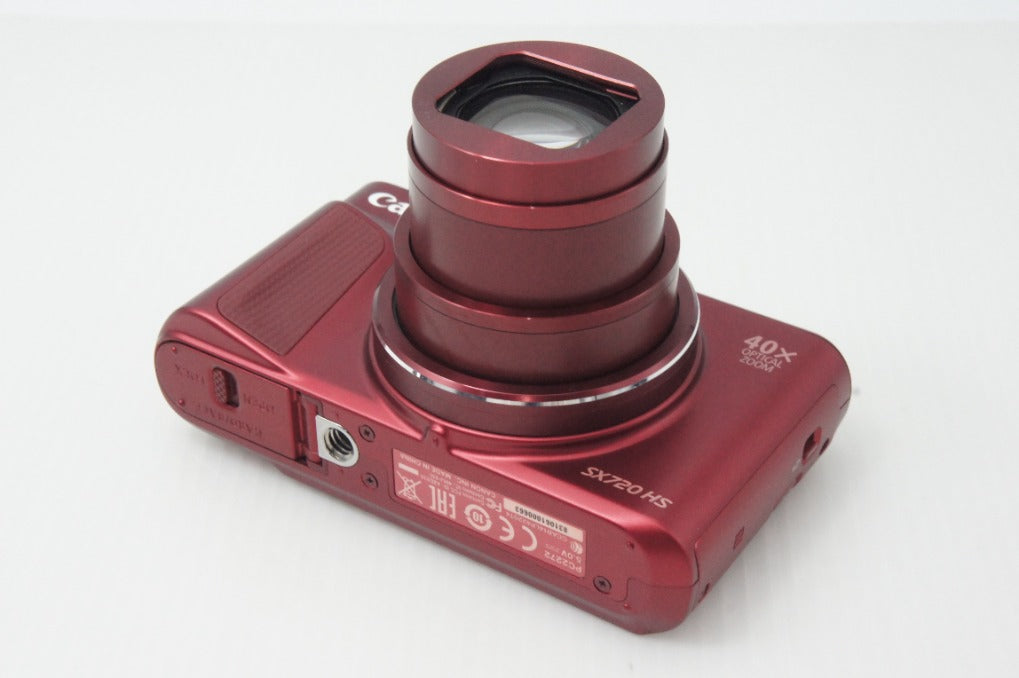 美品 Canon キヤノン PowerShot SX720 HS コンパクトデジタルカメラ レッド 260626ao