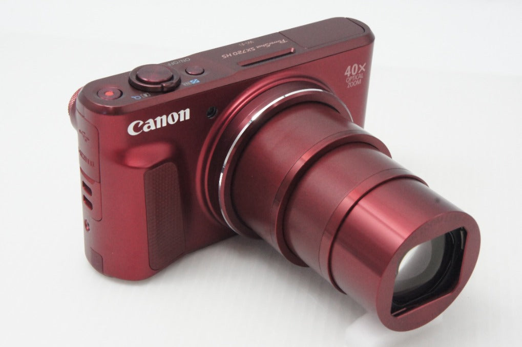 美品 Canon キヤノン PowerShot SX720 HS コンパクトデジタルカメラ レッド 260626ao