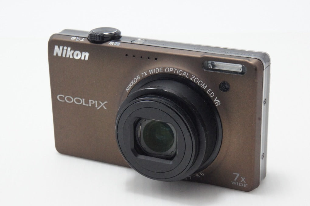 良品 Nikon ニコン COOLPIX S6000 コンパクトデジタルカメラ ブラウン 260626f