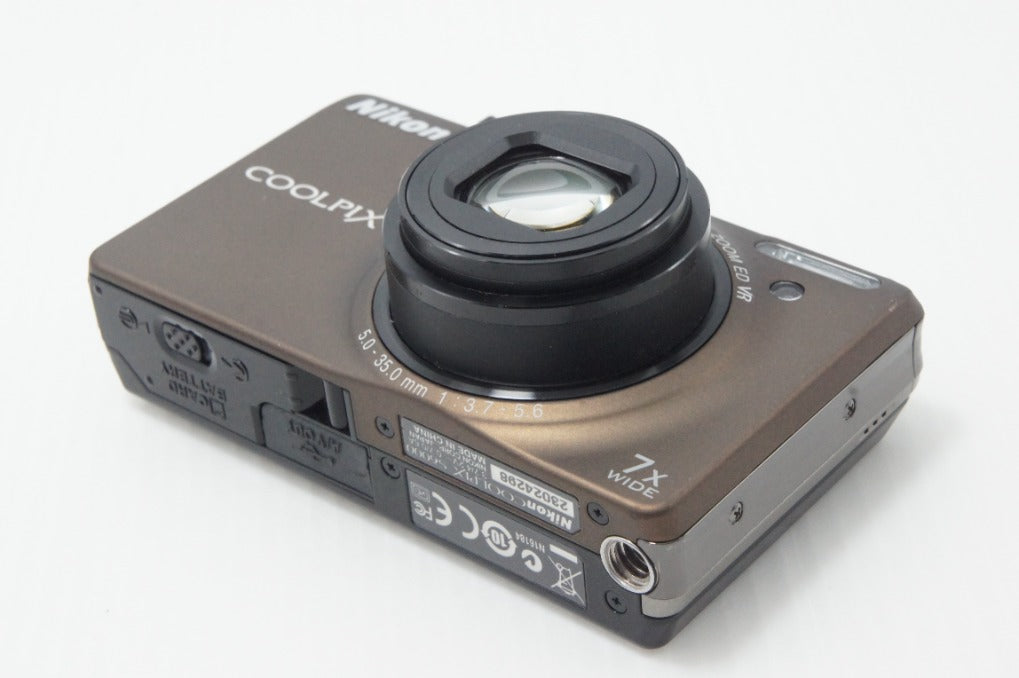 良品 Nikon ニコン COOLPIX S6000 コンパクトデジタルカメラ ブラウン 260626f