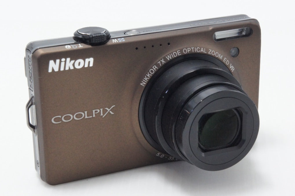 良品 Nikon ニコン COOLPIX S6000 コンパクトデジタルカメラ ブラウン 260626f