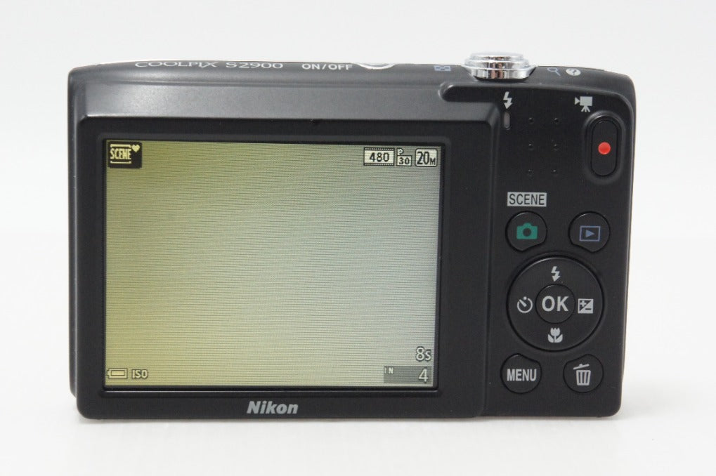良品 Nikon ニコン COOLPIX S2900 コンパクトデジタルカメラ レッド 260626h